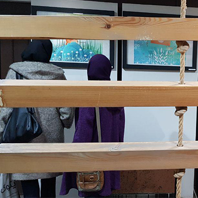 نمایشگاه مشترک تصویرسازی هنرمندان همدان، البرز و قزوین افتتاح شد