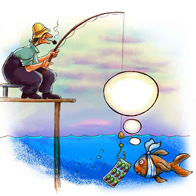 منتخبی از کارتون ها ، کاریکاتورها و  تصویرگری های طاهر شعبانی