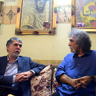 دیدار وزیر ارشاد با هنرمند مجسمه ساز سیستان و بلوچستانی