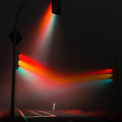 عکاسی از رنگین کمانهای شبانه